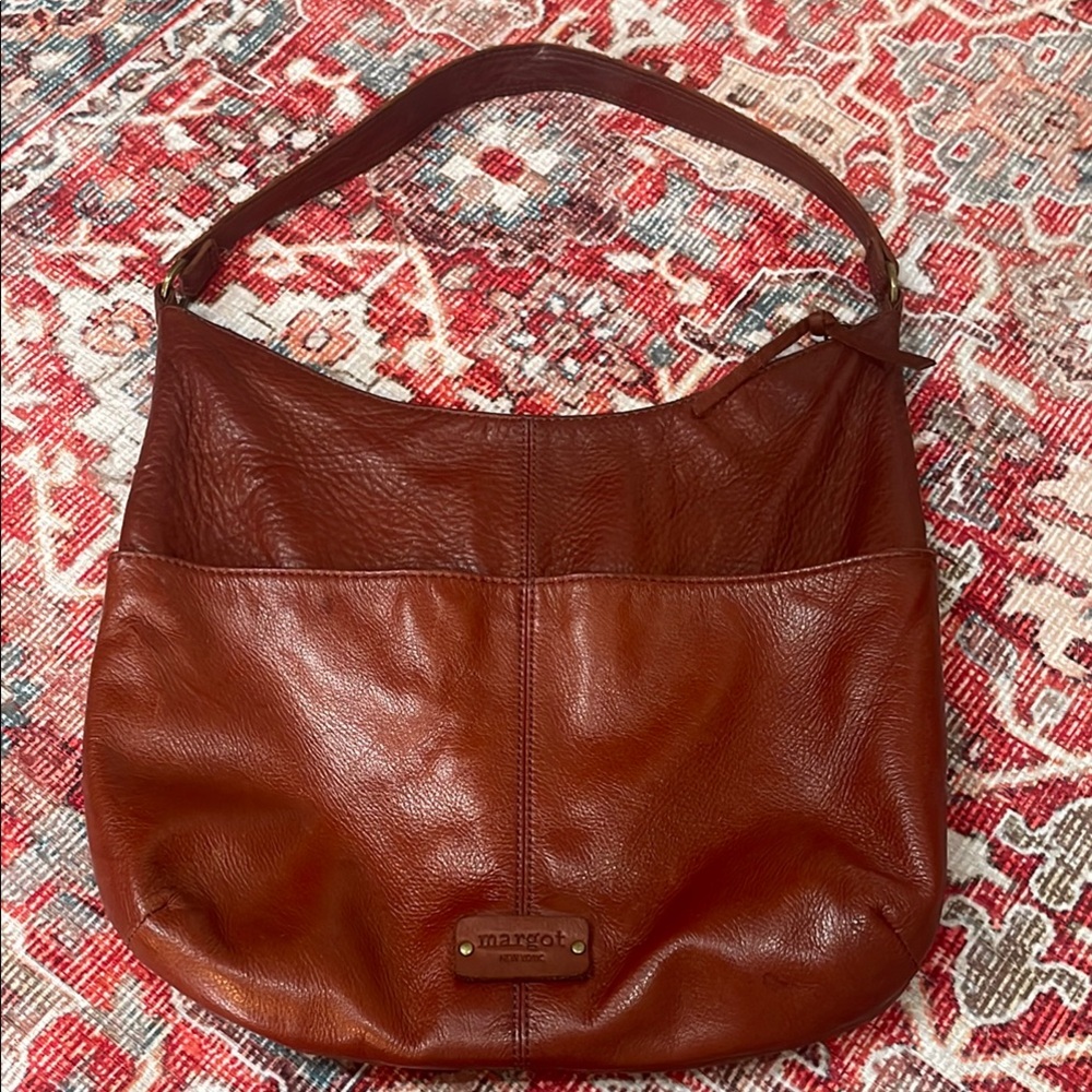 Margot brown leather bag